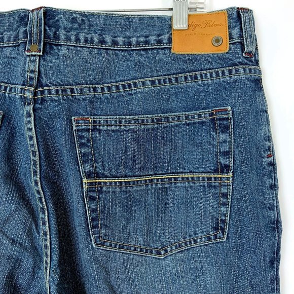 Vintage Tommy Bahama Indigo Palms Men's Bootcut Medium Wash Jeans 38/32 - Picture 7 of 16